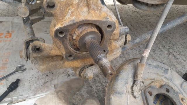 Гул заднего ступичного подшипника и замена Lexus RX 350 смотреть онлайн