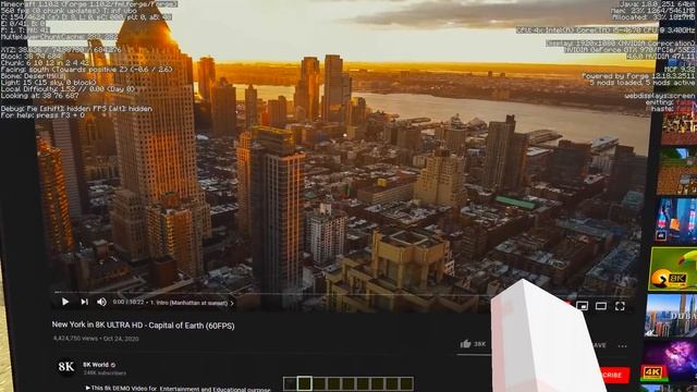 what if I turned on 8K Video in Minecraft? смотреть онлайн