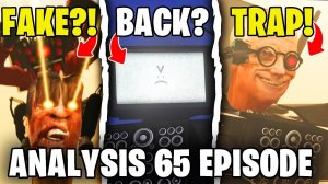 G-MAN HAS A TWIN BROTHER! Episode 65 Skibidi Toilet Analysis - All Secrets 1-65 THEORIES