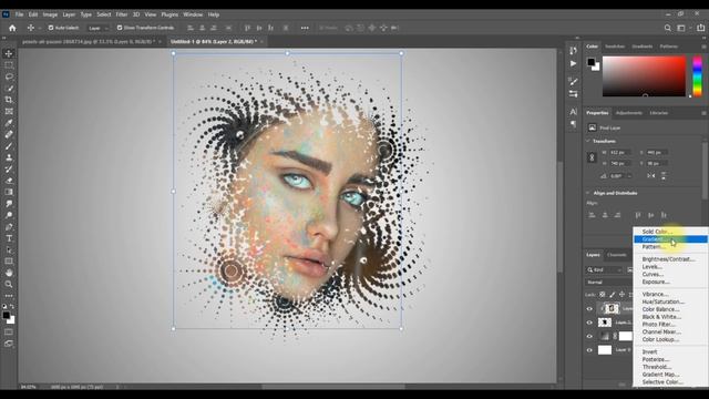 Halftone Brush Effect In Photoshop cc 2021 | Photoshop Tutorial смотреть онлайн