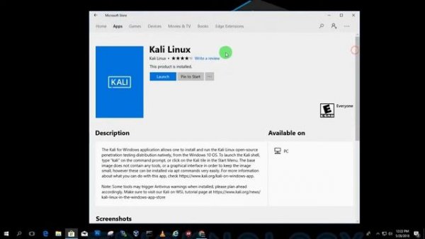 How To Run Kali Linux on Windows 10 Command Prompt