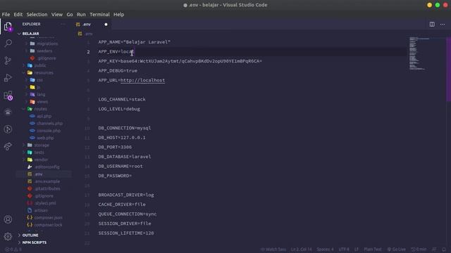 #2 Review Folder dan Konfigurasi .env - Ngobar Laravel смотреть онлайн