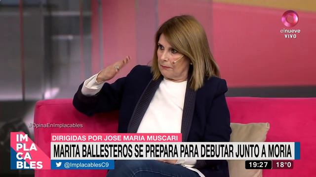Así Se Prepara Marita Ballesteros Para Debutar Con Moria Casán En 