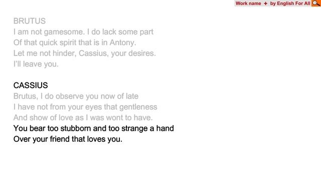 Julius Caesar - Act 1 Scene 2 line by line explanation in hindi | ICSE | English For All | class 9 смотреть онлайн