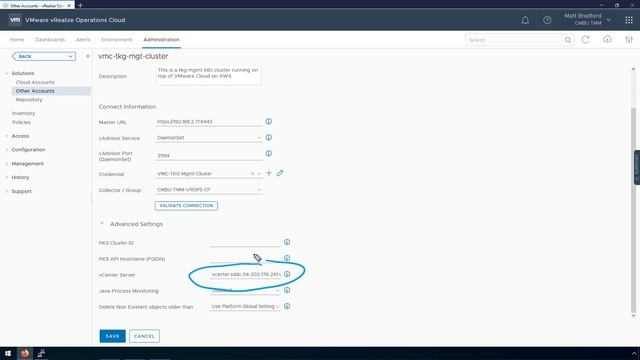 Kubernetes Monitoring with VMware Aria Operations and TKG running VMware Cloud on AWS смотреть онлайн