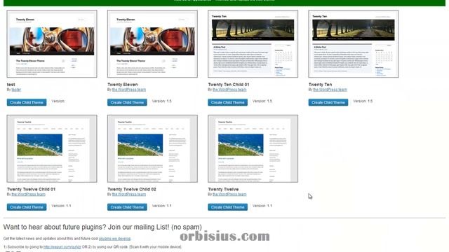 Free WordPress Plugin to Create Child Themes - Orbisius Child Theme Creator смотреть онлайн