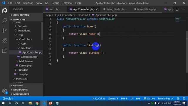 Laravel Basic Training 2019 12 14 смотреть онлайн