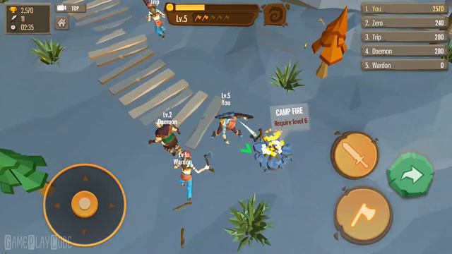 AXE.IO (By Crescent Moon Games) iOS/Android Gameplay Video смотреть онлайн