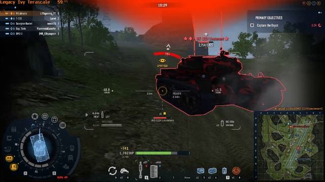 Armored Warfare gameplay M1 Abrams Snake Bite ( Hardcore ) смотреть онлайн