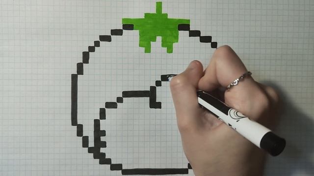 Как нарисовать HELLO KITTY Клубничку по клеточкам| How to Draw HELLO KITTY Strawberry смотреть онлайн