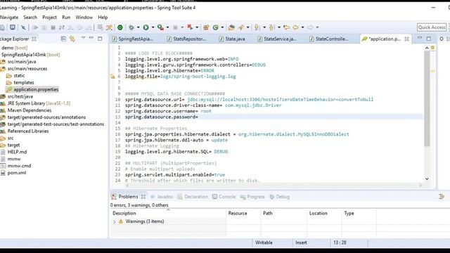 How to Build Rest API using Spring Boots with MySql and JPA. смотреть онлайн