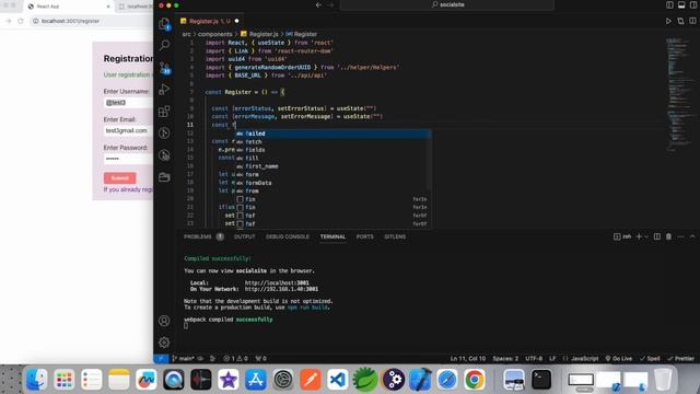 Social-site(CRUD) UnControlled Component using Fetch API - Part 4 смотреть онлайн