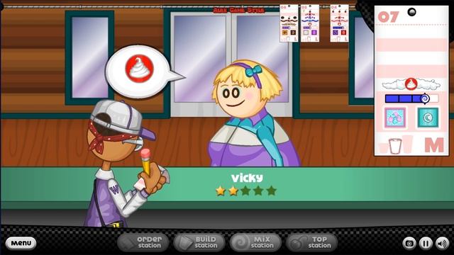 Papa's Freezeria HD Day 65 New Customer Nevada Home Run Derby Mini Game смотреть онлайн