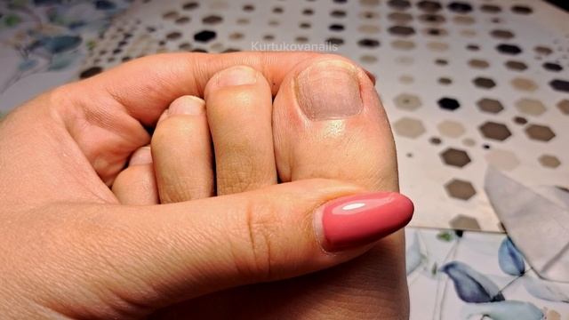 Педикюр дома сама себе