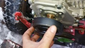 Самодельный мотоблок, автоматическое сцепление.