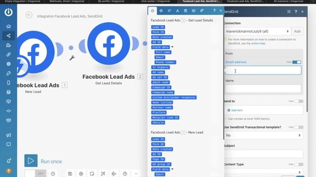 Facebook lead Ads automation with email and sms Make and Sendgrid смотреть онлайн