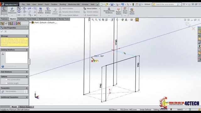 Sketch 3D & Thủ Thuật Thiết Kế Nhanh SolidWorks | 4CTECH VN смотреть онлайн