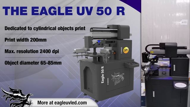 Eagle UV 50 R - Digital cylindrical printer смотреть онлайн