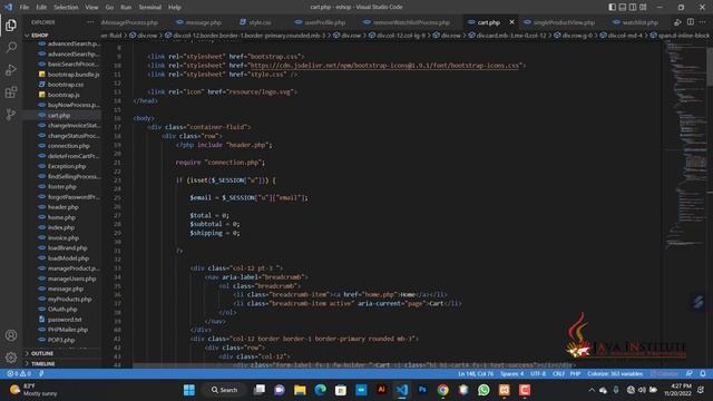 Design a responsive cart page using HTML, CSS, JavaScript and Bootstrap смотреть онлайн