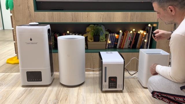 Сравнение шума Boneco S450 C другими увлажнителями воздуха