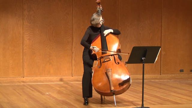 J. S. Bach, Suite No. 1 in G Major, BWV 1007, Justyna Grudzinska - double bass смотреть онлайн