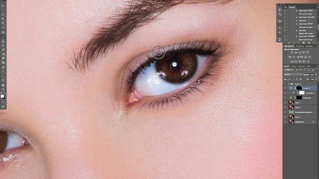 Retouching Eyes and Localised Sharpening Techniques using High Pass смотреть онлайн