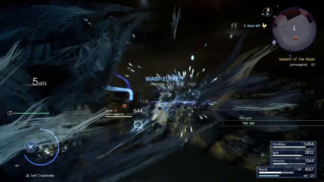 FINAL FANTASY XV Alternate Ramuh animation while fighting jormungand смотреть онлайн