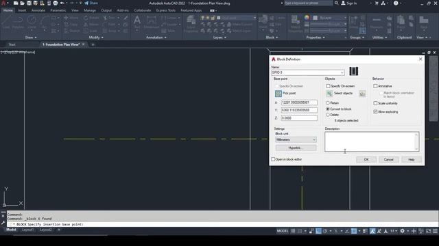 1 AutoCAD Steel Structure Foundation Plan View смотреть онлайн