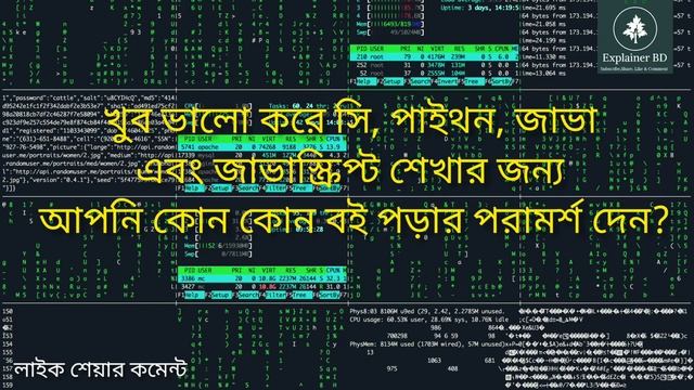 খুব ভালো করে সি,পাইথন,জাভা এবং জাভাস্ক্রিপ্ট শেখার জন্য আপনি কোন কোন বই পড়ার পরামর্শ দেন?ExplainerB смотреть онлайн