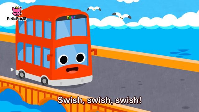 The Wheels on the Bus | Bus Songs | Car Songs | PINKFONG Songs смотреть онлайн