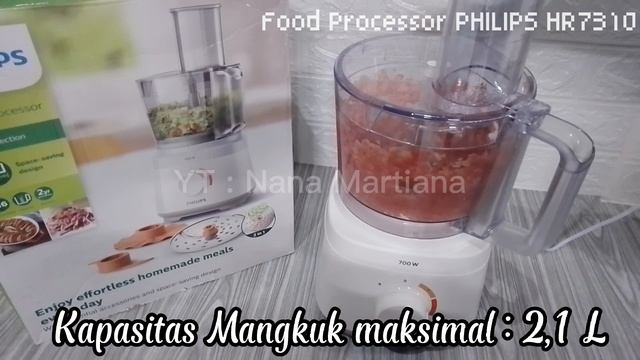 Food Processor Philips Menghaluskan daging sapi - Philips HR7310 смотреть онлайн