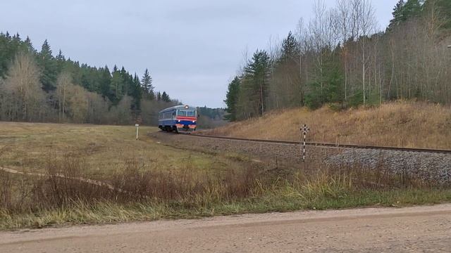 ДИЗЕЛЬ ПОЕЗД ДДБ1 НА ЛУЧЁСЕ, СООБЩЕНИЕМ ОРША-ВИТЕБСК смотреть онлайн