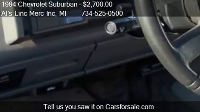 1994 Chevrolet Suburban K1500 4WD - for sale in GARDEN CITY, смотреть онлайн