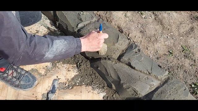 Как оформить бордюр из АРТ бетона *) смотреть онлайн