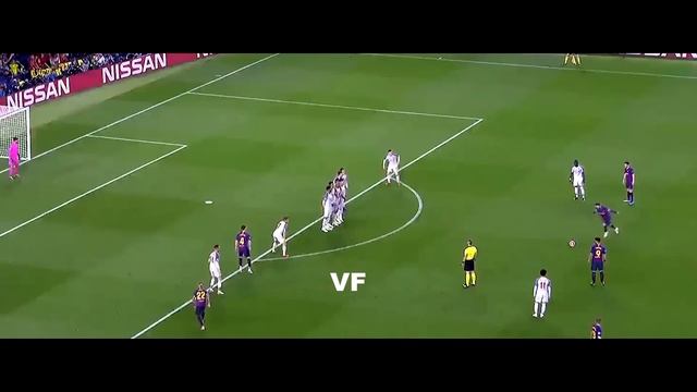 I found all of Messi's free kicks in 2018/19... смотреть онлайн