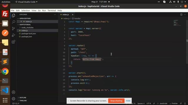 Hapi Tutorial in Hindi #5 How to Add routes in your node.js project смотреть онлайн