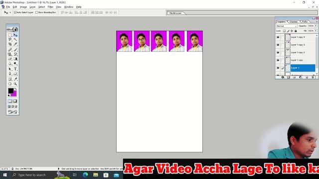 Photoshop tutorial | photo editing | How to make passport size photo at home | adobe photoshop cs6 смотреть онлайн