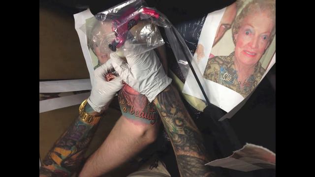 Color Photo Realism Portrait Tattoo by London Reese смотреть онлайн