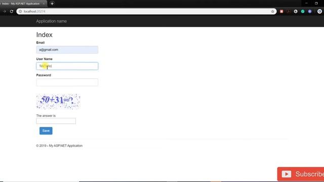 Captcha In ASP.NET MVC 5 смотреть онлайн