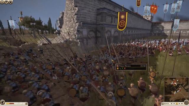 Macedon Leads A Glorious Attack Against Rome - 4v4 - Total War: Rome 2 смотреть онлайн