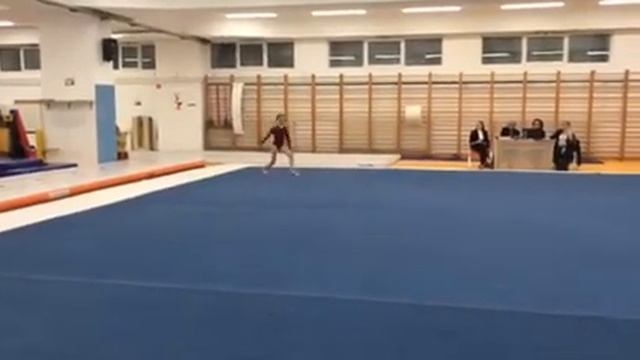 Выступление Анны Мальковой, в программе двойное сальто. смотреть онлайн