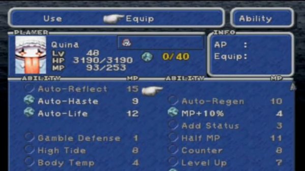 How to level up 99 fast Final Fantasy IX Playstation One (FF9/FFIX)