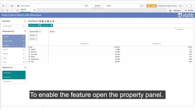 Tutorial: How to Enable Selections within Vizlib Custom Report смотреть онлайн