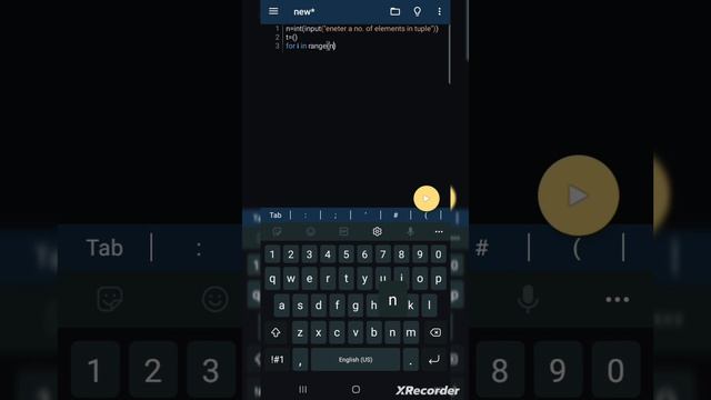 MAKE A TUPLE OF n ELEMENTS IN PYTHON??? смотреть онлайн