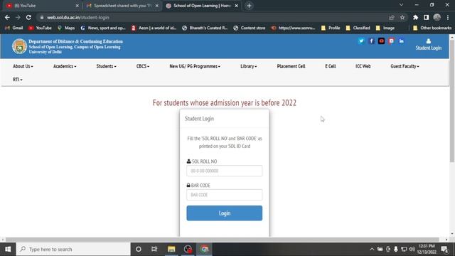 How To Login Student Dashboard DU SOL | 1st Year Students смотреть онлайн