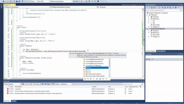 Regex.Attributes and reflection. Serialization смотреть онлайн