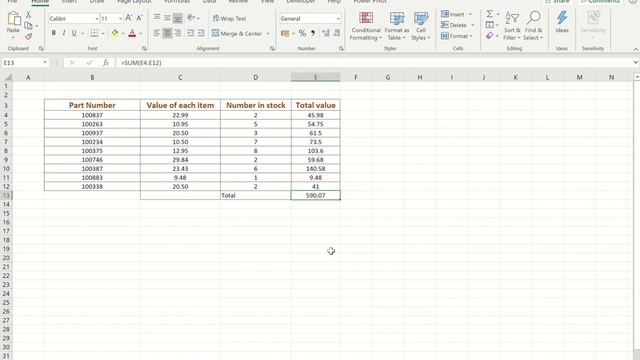 Basic Formulas in Excel смотреть онлайн