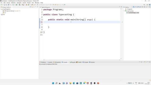 Typecasting in java смотреть онлайн