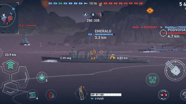 World of Warships Legends mobile gameplay #2 fusō смотреть онлайн