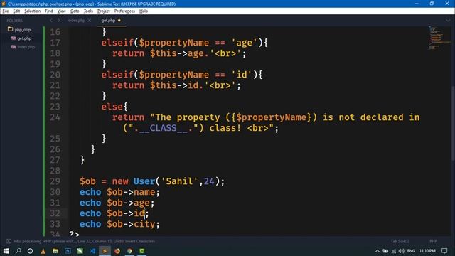 #10 PHP - OOP (Object Oriented Programming) Concepts | Magic Methods смотреть онлайн